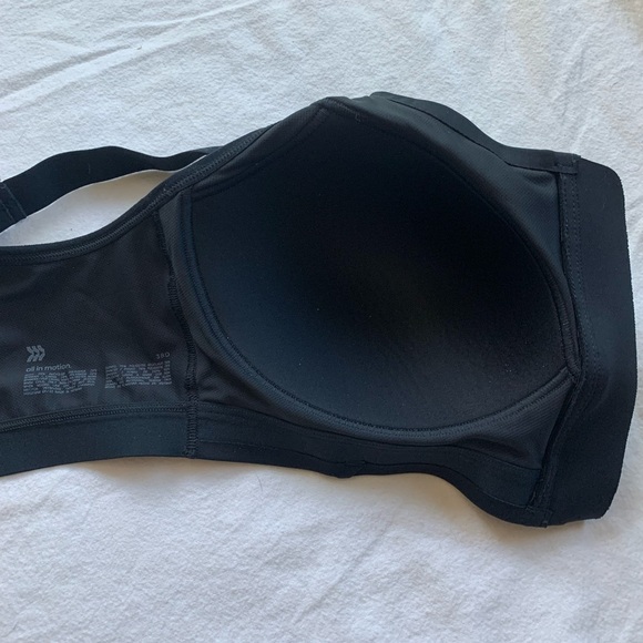 Womens High Support Sculpt Zip Front Bra - All in Motion - Black size 38D EUC - Picture 4 of 12